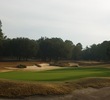 The par-3 seventh hole on World Woods Golf Club's Pine Barrens Course plays slightly downhill.