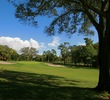 The first hole on the Copperhead Course at Innisbrook Resort is a snaking par 5. 