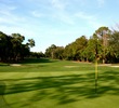 The 11th hole on the Copperhead Course at Innisbrook Resort is a narrow par 5. 