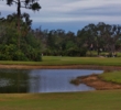 It's risky to try and reach the fifth green in two at the Preserve Golf Club at Tara in Bradenton, Florida.