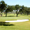 A view of green with bunker on one side at Silverado Golf & Country Club