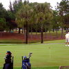A view of the putting green at Countryway Golf Club