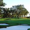 A view of hole #16 protected by bunkers at Brooksville Country Club