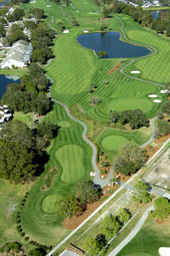 Aerial view of Meadows nine