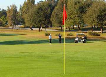 A view of green at Babe Zaharias Golf Course