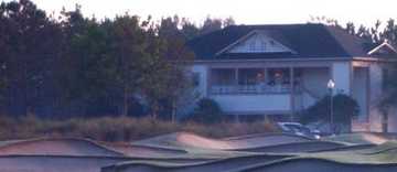 A view of the clubhouse at Old Memorial Golf Club